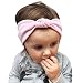 Baby Bow Hairband Koly Girls Photography Toddler Cute Kids Turban Knot Rabbit Headband Headwear (Pink)
