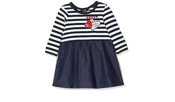 Ikks Robe Mariniere Bi Matiere Tulle Bebe Fille Vetements Bebe