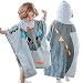 Produktbild Handtuch Poncho für Damen Bademantel Bio-Baumwolle Kinder Kinder Baby Neoprenanzug Bademode Wickeltuch Strand Bademantel Strand Kapuzenbadetuch Für Unisex Surf-Tauchanzug für alle, für alle