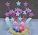 Produktbild Peppa Pig (4 Stück) und ein Set aus Sternen, Tortenaufsatz-Set für Party, Geburtstag, Tortendekoration