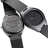 Watch Engrave Design:    MEIN MANN An dem Tag, als ich dich traf, fand ich mein fehlendes Teil. Du vervollständigst mich und machst mich zu einer BESSEREN PERSON. Ich war etwas spät dran, deine erste zu sein, aber ich möchte, dass alle meine Letzten bei dir sind.     Ich LIEBE DU
