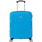 RAYKONG Cabin Suitcase ABS 55x40x20cm (40L) - Small Lightweight Travel Suitcases 20 Inches - Turquoise