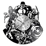schallplattenuhr liebe EINZIGARTIGES DESIGN - Die exklusive Wanduhr wurde aus einem echten Vinyl gefertigt. Alle Vinyls, die für die Produktion der Schallplattenuhren verwendeten werden, sind gespielt und stellen, auf Grund der variierenden Titel, ein echtes Unikat dar