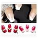 Generic 5Pcs French Manicure Nail Art Tips Form Fringe Guides Sticker DIY Stencil