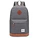 Produktbild iTECHOR Kaukko K1001 Männer Leinwand Rucksack Große Kapazität beiläufige Rucksack Schule Tasche - Grau