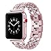 Produktbild Apple Watch 42/44 mm Zubehör, Luca Lucino LA Diva Edelstahl Armband - Rosa
