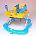 baby walker sea explorer activity board music & lights 3 height adjustable with interactive sounds choice of 6 colours (Blue/Yellow)