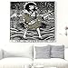 Produktbild Japanische Die Hohepriesterin Tarot Wandteppich Traditionelle Große Arcana Tarot Wanddecke Folklore Wandkunst Tapisserie Altar Weissagung Wandbehang Boho Wandtuch Tischdecke Vorhang Weiß 79x59inch