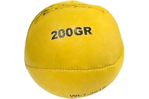 Cawila Schlagball aus Leder (gelb, 200 g)