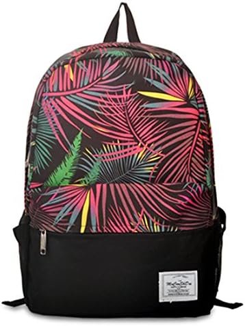Fansela(TM) Casual Graffiti Canvas Travel Pack/Shoulder Daypack/School Backpack For Girls Leaves