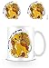 Produktbild König der Löwen - Just Can't Wait To Be King - Disney Keramik Tasse Kaffeebecher - Größe Ø8,5 H9,5cm