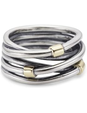Pandora-190383-Ring-Sterling-Silber-mit-14K-Gold-oxid
