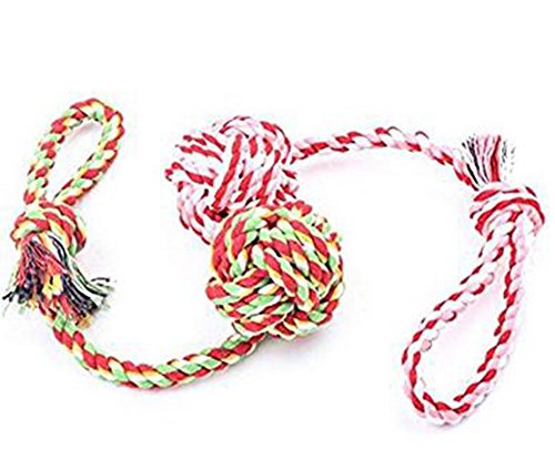 Hosaire-Pet-Dog-Braided-Cotton-Hand-pull-Rope-Knot-Ball-Chew-Toys-Teeth-Cleaning-Ball-Random-Color
