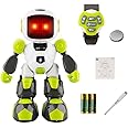 Magicwand R/C Rechargeable 2-in-1 Kids Buddy Smart Watch Gesture Sensing,Intelligent Programmable Smart Robot for Kids【Green】【Pack of 1】