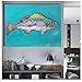 Produktbild Huizheng Malen nach Zahlen für Erwachsene Kinder Kids Kit Abstrakte Farbe Fisch Frameless 40X50Cm