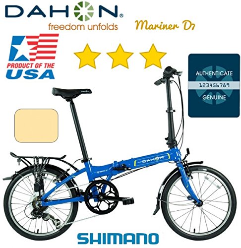 Preisvergleich Produktbild DAHON MARINER D7 Uni 7-Gang navy / 20Zoll / DeluxeSet