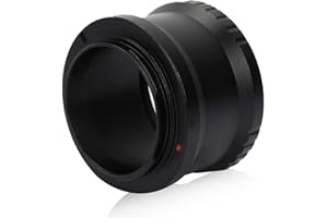 MUGAST Adaptador de telescopio para Sony NEX Cámara M48 0.75 mm Adaptador Telescopio de Anillo para Sony E-Mount
