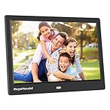 🍭【IPS LCD Panel】Mit dem hochauflösenden IPS Panel zeigt der 10 Zoll IPS Bilderrahmen aus jedem Betrachtungswinkel helle und kristallklare Fotos. Ein klarer und einzigartiger IPS-Bildschirm sorgt für hochauflösende Bilder, Fotos werden klarer und lebendiger dargestellt.