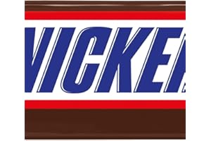 SNICKERS - Barre Chocolat au Lait, Cacahuètes & Caramel - 10 x 50g - Sachet de 10 Barres Chocolatées - Grand Format - 500g