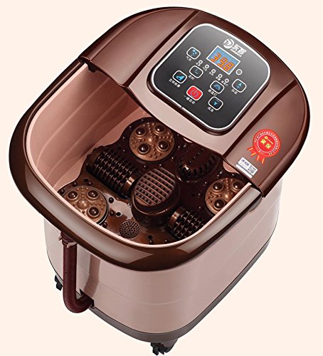 LCD Footbath automatische Massage Füße Drehscheibe Rolle mit Kunststoffsprudelmassage Fußbad Becken - 2