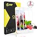 Produktbild Panzerglasfolie für iPhone 6S 6, [2 Stück]CRXOOX HD 9H Full Coverage Panzerglas Schutzfolie Anti-Öl, Kratzer und Fingerabdrücke Blasenfrei, 3D Touch Kompatibel Displaychutzfolie für iPhone 6S 6 (Weiß)