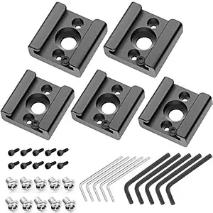 Cold Shoe Mount Adapter Cold Shoe Bracket Standard Shoe Type with 1/4