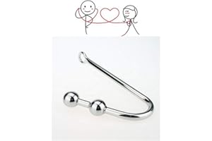 TM-MALL Crochet double boule en acier inoxydable romantique, jouet de jardin