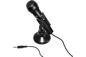 FCNJSAO Microphone With 200cm Cable Condenser Handheld Microphone With Stand For Karaoke Singing Speech Wedding Microphone For Singing