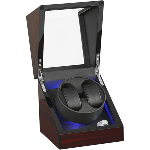 DRAIGERWAY Automatische horlogeopwinder Box PU lederen horlogebehuizing DRAIGERWAY Automatische horlogeopwinder Box PU lederen horlogebehuizing