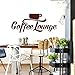 Produktbild WandtaL Wandtattoo Wandsticker Wandaufkleber Küche Esszimmer Coffee Lounge Kaffee Kaffe Tasse Kaffeetasse türkis (BxH) 46 x 20 cm