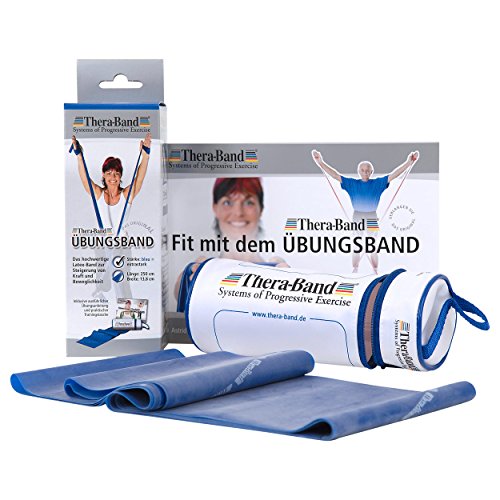 Thera-Band Taschen-Set je 1 x gelb, rot, grün, blau - 5