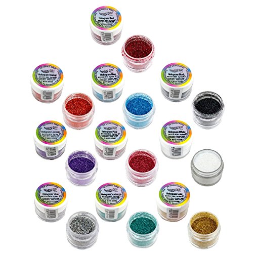 Rainbow Dust – Hologramm Range Full Set von 10 – Dekorieren Glitter