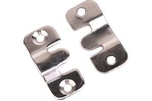 MORAPHEE Gancio per appendere a scomparsa per foto, dipinti, armadio in legno, ganci a incastro fissati al muro - 10 paia