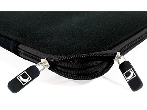 COOL BANANAS ShockProof Tasche | passgenau für MacBook Air 11 Zoll | Sleeve | Hülle mit strapazierfähigem Nylonbezug | perfekter Schutz durch Memory-Foam-Effekt | leicht zu reinigen | Farbe Schwarz