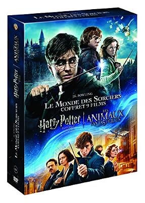 Warner Bros Harry Potter l'Intégrale des 8 Films + Les Animaux Fantastiques - Le mon de des Sorciers de J.K. Rowling - Coffret DVD