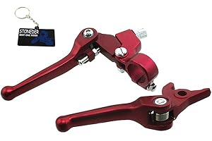 STONEDER Red Handle Clutch Brake Lever for Chinese Dirt Pit Bike Thumpstat Atomik Stomp