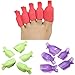 Sanwood® 10Pcs Toenail Nail Art Soak Off Clip UV Gel Polish Nail Tips Cap Remover Beauty Tool (Rose-Red)