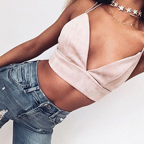 GUYIVVU Women'S Jacket Lace Wild Women'S Clothes Party Eye-Catching Pure Color Stomacher Small Harness Shirt Quality,Black Chest Cotton,S