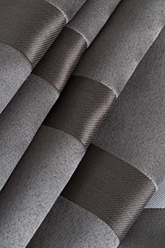 Blickdichter Vorhang Charme Mehrfarbig Gestreift 140 X 250 Anthrazit - 3