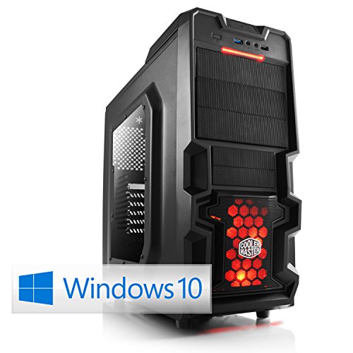 CSL Speed D10033X (Core i7) inkl. Windows 10 - Intel Core i7-6700 4x 3400MHz, 16GB DDR4 RAM, 240GB SSD, 1000GB HDD, GTX1060, DVD, USB 3.1
