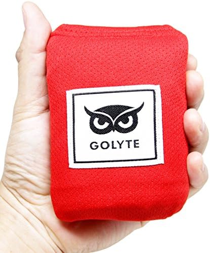 Golyte Beach Blanket/Picnic Blanket Mat Portable Easy Fold Extra Large Compact Lightweight Sand Free Proof/Waterproof with 4 Corner Loops Sand Pockets Machine Washable Red