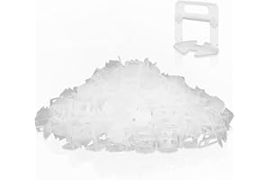 ZOLGINAH Sistema di Livellamento per Piastrelle,1000 Pezzi di Inserti per Piastrelle da 2mm (2mm 1000 Pezzi)