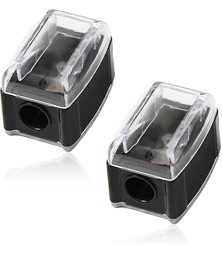 Makeup Sharpener 2er Set – Kosmetikspitzer Für Kajal, Augenbrauenstift, Lippenstift & Bleistift – Mit Scharfen Präzisionsklingen