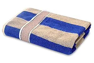 Kuber Industries Cotton Bath Towel Super Soft, Fluffy, and Absorbent, Perfect for Daily Use Cotton Towels, 500 GSM (Blue) (KUBMART011588), Standard