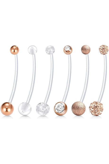 Agrafe Titane 45° 1.5mm Avec Boules - Pour Piercing Surface - Grade 23