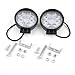 Produktbild 2 teile/satz Universal Auto Auto Hohe Helligkeit Off Road Licht Niedriger Stromverbrauch Runde Form 27 Watt Arbeitslicht Flutlicht - Schwarz
