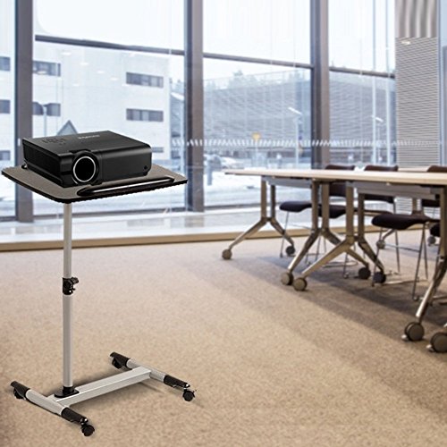 Maclean MC-671 Laptopständer Projektorständer Laptoptisch Notebookständer auf Rollen höhenverstellbar Halterung - 8