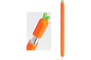 ELETIUO Funda de Silicona Compatible con Apple Pencil (USB-C), Funda Protectora de Agarre con Accesorios de Tapa, Cubierta Antideslizante, Soporte magnético para Apple Pencil de 3ª generación,