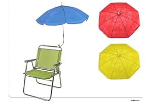 ColorBaby 53162, Silla Playa Plegable Aluminio Fija 55x35x72 Cm Unisex Niños, Multicolor, 1 Unidad Paquete De