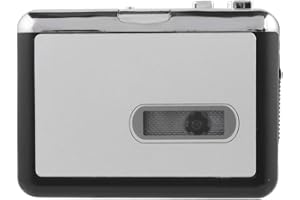 HAKEETA Cassette to MP3 Converter, Portable Cassette Player, Tape Player, Music player, Convert Walkman Tape Cassette to Mp3 Format via USB flash driver, Compatible with PC, Computer, Laptop, Desktop